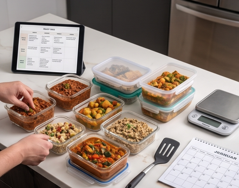 Batch cooking en barquettes — pouvoir de congélation intermédiaire