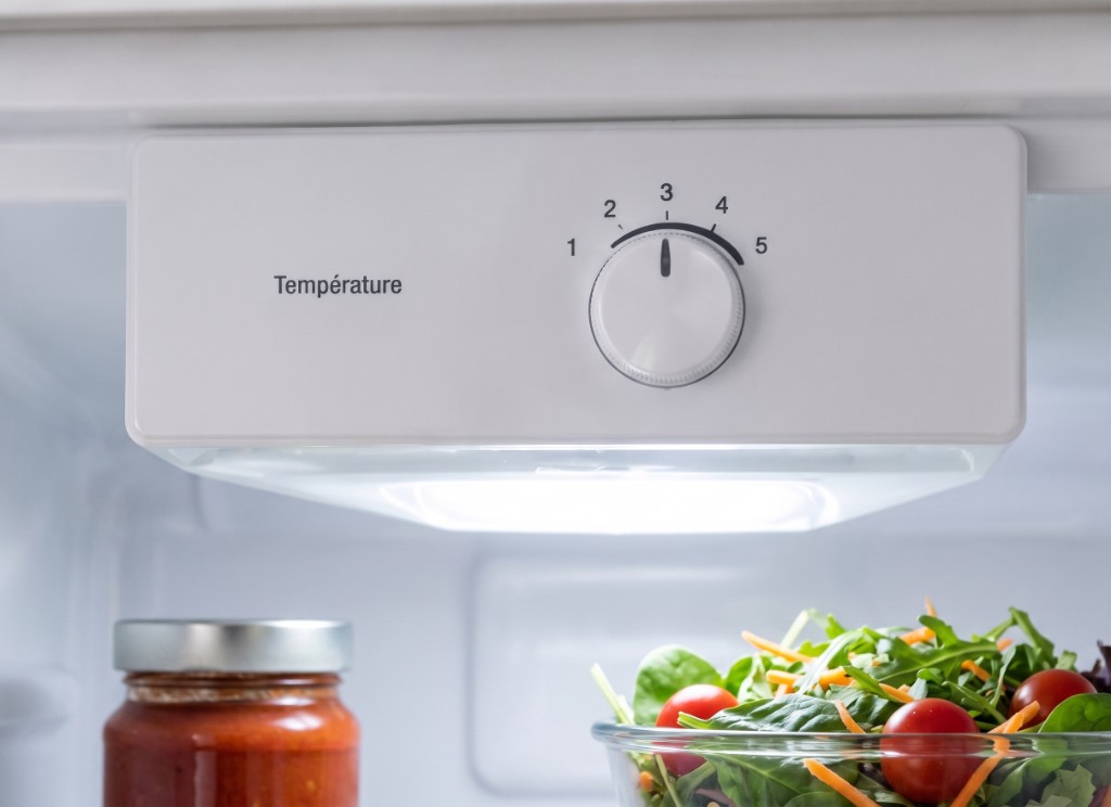 Réglage de température à l'intérieur d'un réfrigérateur