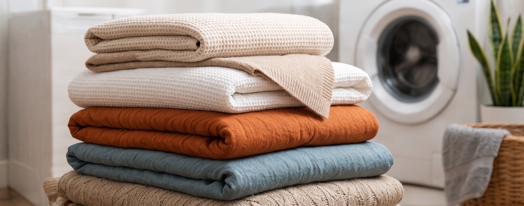 Linge plié — très grande capacité pour lave-linge séchant
