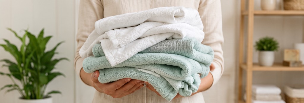 Essorage efficace — serviettes sèches prêtes à ranger