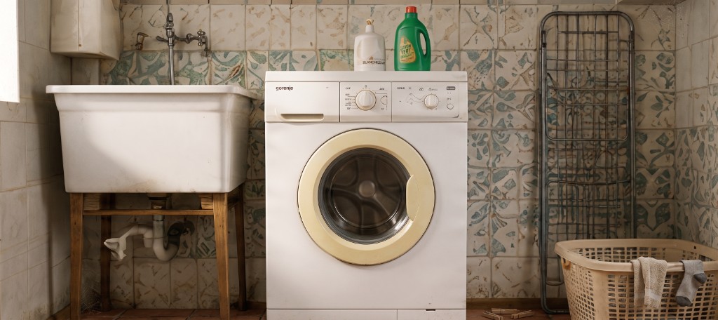 Lave-linge ancien modèle — classe énergétique D