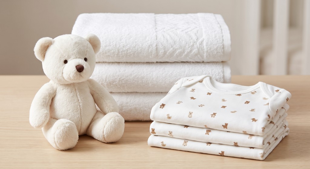 Linge de bébé et peluche — programme délicat pour textiles fragiles