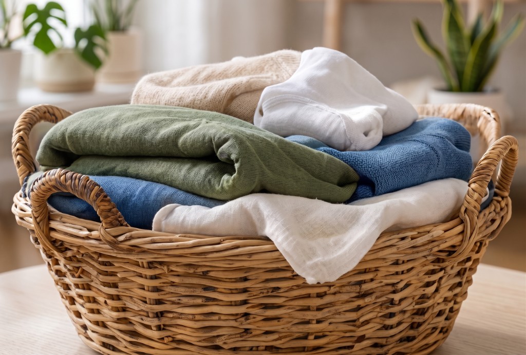 Panier de linge varié — programme mixte pour charges hétérogènes
